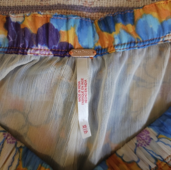 Free People Misty Floral Print Balloon Pants Size XS - Picture 9 of 9